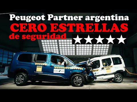 Crash test PEUGEOT PARTNER argentina vs europea | Seguridad desigual a consumidores Latinoamérica