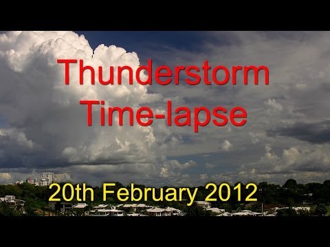 Time-lapse video of spectacular storm clouds rolling over Darwin, Australia
