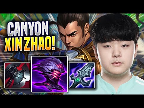 CANYON TRIES XIN ZHAO WITH NEW ITEMS! - DK Canyon Plays Xin Zhao JUNGLE vs Graves! | Preseason 2023