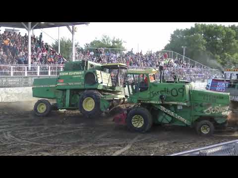 COMBINE DERBY (heat #1 @ Wright County Fair)