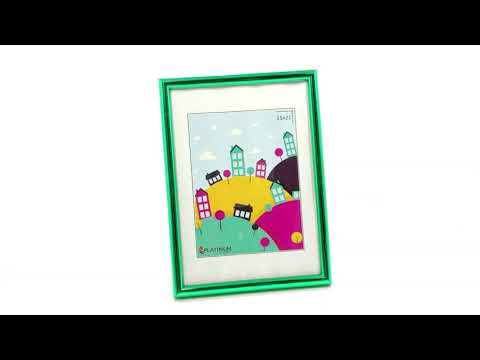 Обзор фоторамки Палитра зеленый металлик 21x30