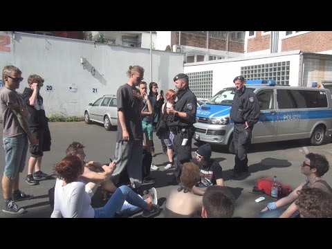 Hausbesetzung + Auflösung von Spontandemo in Bonner Innenstadt am 11.05.16