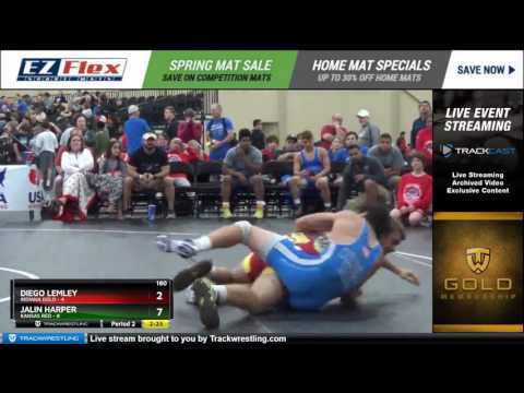 160 Diego Lemley Indiana Gold vs Jalin Harper Kansas Red 8446766104