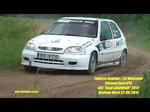 Zawisza Damian / Lis Mirosław - Citroen Saxo VTS - KJS "Rajd LASOWIAK" 2014 Stalowa Wola 22-06-2014