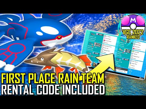 FIRST PLACE BARRASKEWDA RAIN TEAM | VGC 2022 | Pokémon Sword & Shield - Pokésports