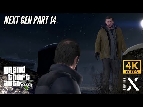 GTA 5 Next Gen | Ganzes Spiel Gameplay Part 14 - Am Grab von Micheal | 4K 60 FPS HDR RAYTRACING