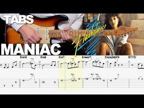Michael Sembello - Maniac | Guitar cover WITH TABS |