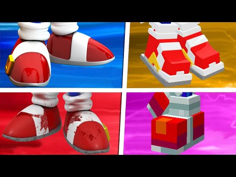 SuperSonicWoody - Sonic The Hedgehog Movie Choose Your Favourite Shoes SONIC MINECRAFT MODERN VS SONIC EXE
