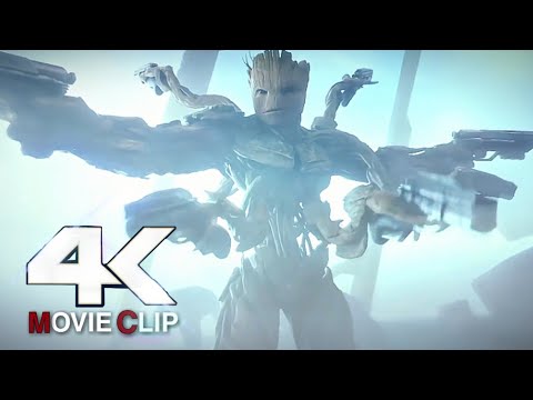 Star Lord & Groot Vs High Evolutionary Soldiers Fight Scene | Guardian's of the Galaxy Vol 3