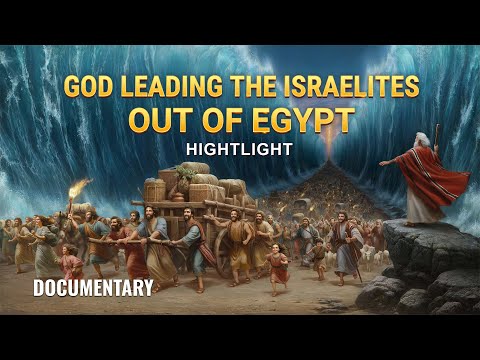 God Leading the Israelites Out of Egypt