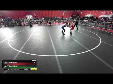 98 Lbs Quarterfinal - Jake Simpson, WI Vs Joey Romano, IL C9b4