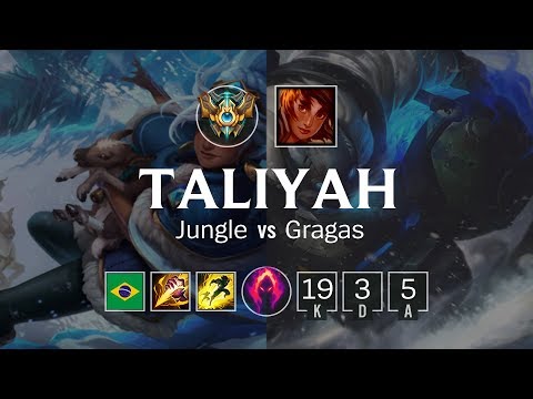 Taliyah Jungle vs Gragas - BR Challenger Patch 8.23