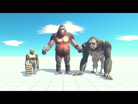 Goro The Giant Ghor Hammer And Old Goro The Giant Vs Random Teams | Animal Revolt Battle Simulator