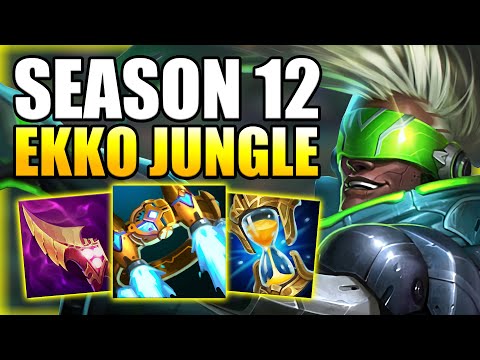 HOW TO PLAY EKKO JUNGLE & CARRY THE GAME IN SEASON 12! - Best Build/Runes S+ Guide League of Legends