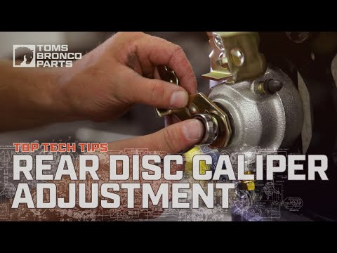 TOMS OFFROAD Tech Tips: Rear Disc Brake Caliper Adjustment
