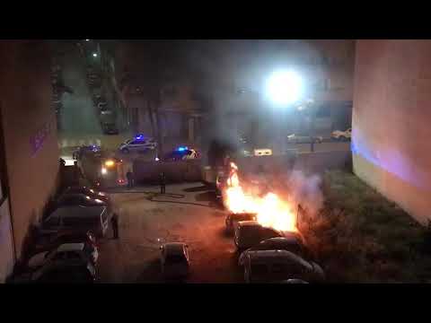 Incendio parqking Benicarló