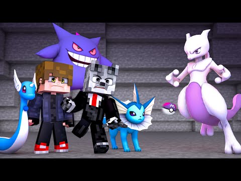 Minecraft: Pokémon Kanto #10 - I CAUGHT MY FIRST LEGENDARY POKÉMON, THE MIGHTY MEWTWO!!