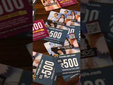 Ajio Coupon 500 for free | TRENDS coupon codes | AJIO coupon issue