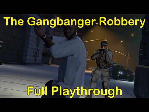 The Gangbanger Robbery [GTA Online Chop Shop DLC] Full Playthrough (No Commentary)