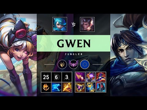 Gwen Jungle vs Xin Zhao - EUW Master Patch 25.19