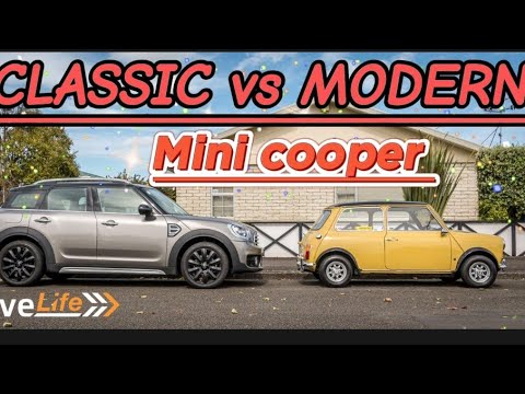 Classic vs Modern : Mini Cooper 🚗 😍 || Mini Cooper 2024 vs Cooper 1990