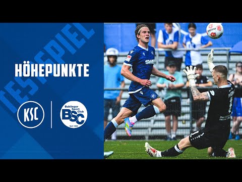 Testspielhöhepunkte: KSC - Bahlinger SC