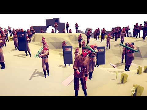 150x SOVIET ARMY SIEGE BERLIN - Totally Accurate Battle Simulator TABS