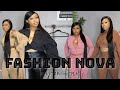 FALL FASHIONNOVA TRY ON HAUL | Joggers, Sweatsuits, Faux Leather Pants & More!
