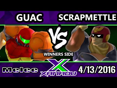 S@X 145 - Guac (Samus) Vs. ScrapMettle (Captain Falcon) SSBM Tournament - Smash Melee