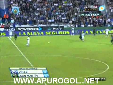 Vélez Sarsfield vs San Martín de San Juan (3-0) Torneo Final 2013 Fecha 4