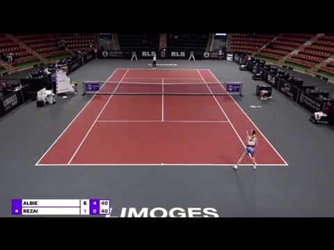 Live Tennis Coverage Audrey Albie 🇫🇷 vs Rezai Aravone 🇫🇷 WTA Limoges