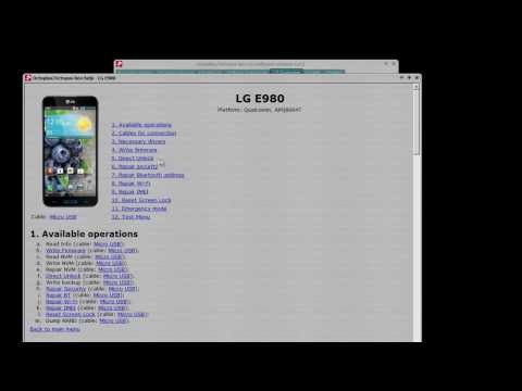 LG E980 (Optomus G Pro) Unlock with Octoplus Box