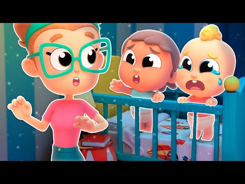 Babies Sleepover | Afraid of the Dark Song + More Nursery Rhymes for kids | Miliki Family