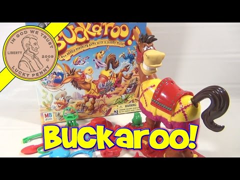 Buckaroo - The Saddle Stacking Game With a Moody Mule Milton Bradley - 2004