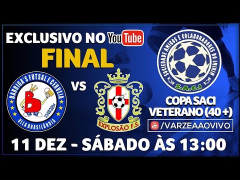 Barriga's FC x Explosão FS - Final - Copa SACI Veterano (40+)