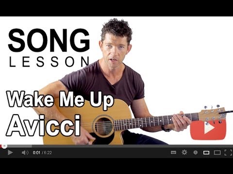 How to Play Wake Me Up by Avicii on Guitar with Mark Mckenzie