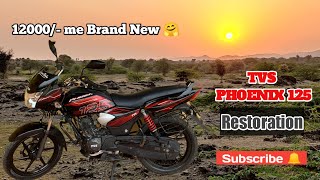 TVS PHOENIX 125 Cc Restoration After 6 Year Old TVS Phoenix Restoration TVS PHOENIX Onwer Review