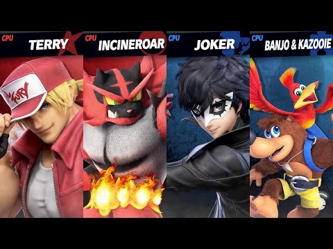 Super Smash Bros. Ultimate - Terry & Incineroar vs Joker & Banjo