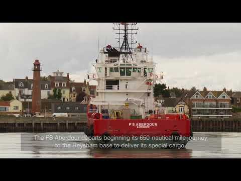 FS Aberdour: Spirit Energy DP6 Crane move