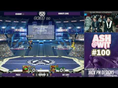 Pooch (Samus) vs WIT | ORLY (Falcon) - ASH@WIT #100 PM Winner's Semis