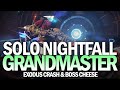 Solo Grandmaster Nightfall Exodus Crash w/ Boss Cheese (Platinum Rank) [Destiny 2 Beyond Light]