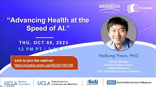 Advancing Health at the Speed of AI
