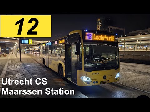 Laatste rit Qbuzz Utrecht | U-OV lijn 12 | Qbuzz Utrecht | Qbuzz 4056 | 2025
