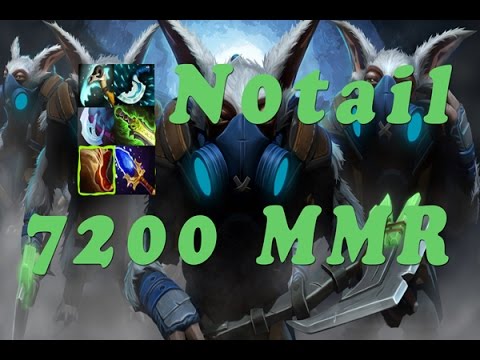 N0tail plays Meepo 7200 MMR Ranked Match Dota 2 Gameplay patch 6.86