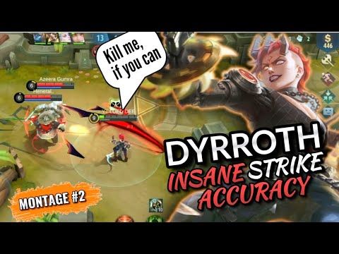 Dyrroth Insane Strike Accuracy | Dyrroth Montage #2 | Dyrroth Ruins Scavenger Montage | MLBB