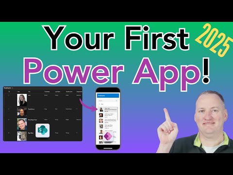 Build Your First Power App With Sharepoint Step By Step Beginner Tutorial