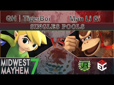 Midwest Mayhem 7 SINGLES POOLS - GH | TigerBoi (Toon Link) vs Man Li Gi (Donkey Kong)