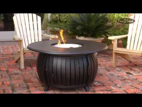 Fire Sense Grand Cooper 47 Inch Propane Gas Fire Pit Table