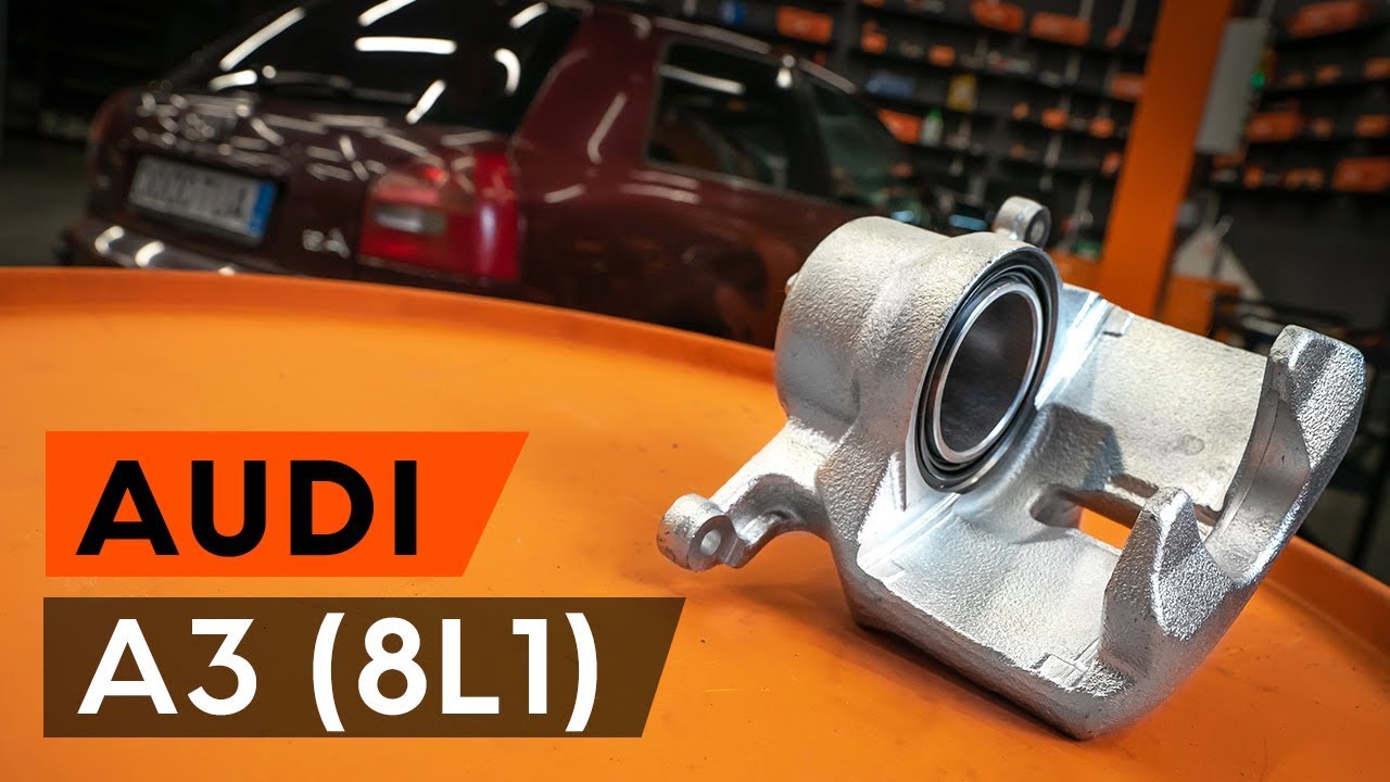 Kuinka vaihtaa jarrusatula taakse Audi A3 8L1-autoon – vaihto-ohje