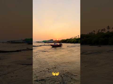 Sunset at Suruchi Beach 😹😹 #vaishnavitripathi #vaishnavi  #travel #beach #nature #lake